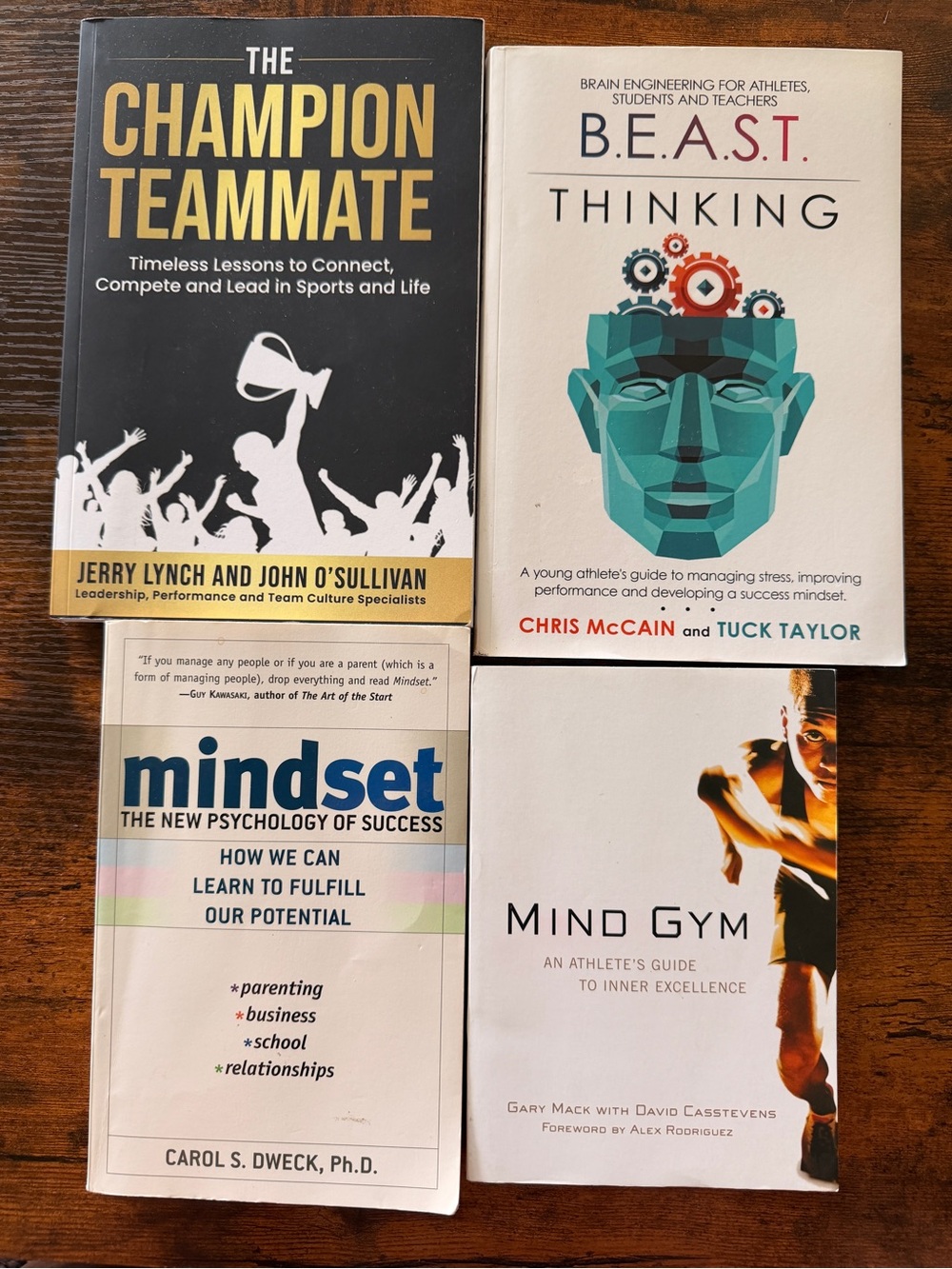 4 Athlete Mindset Training Books